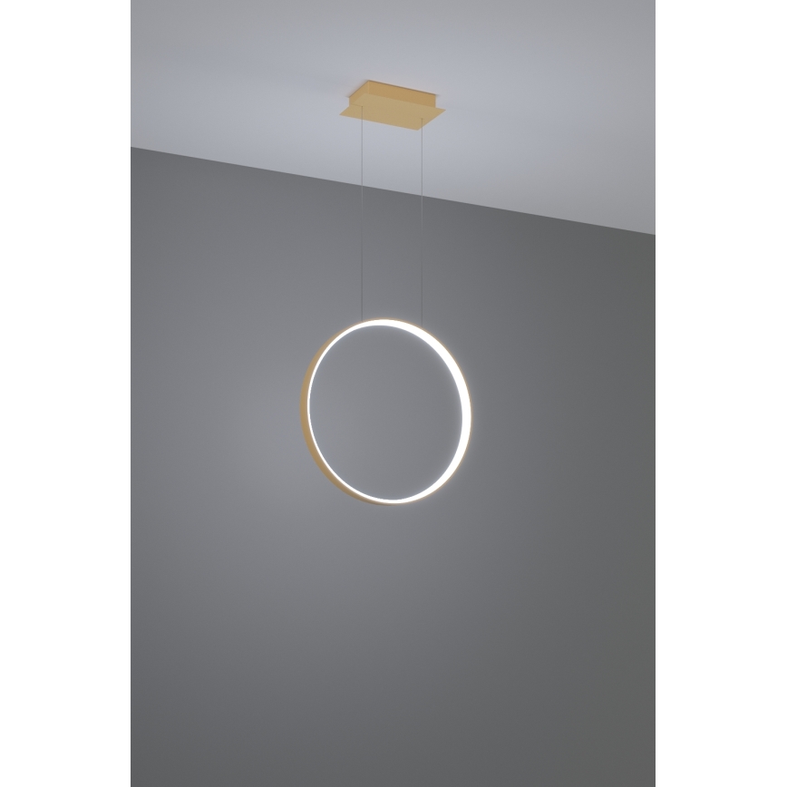 Thoro TH.221 - LED Chandelier on a string RIO LED/30W/230V CRI 95 4000K d. 55 cm gold