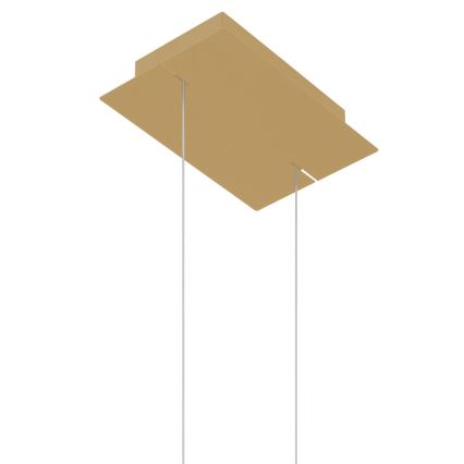 Thoro TH.221 - LED Chandelier on a string RIO LED/30W/230V CRI 95 4000K d. 55 cm gold