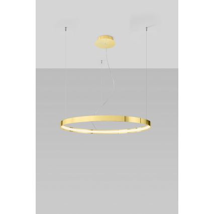 Thoro TH.246 - LED Chandelier on a string RIO LED/50W/230V CRI 90 3000K d. 78 cm gold