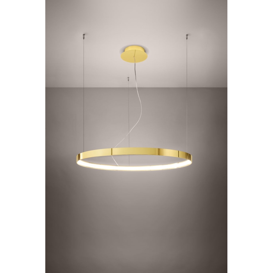 Thoro TH.246 - LED Chandelier on a string RIO LED/50W/230V CRI 90 3000K d. 78 cm gold