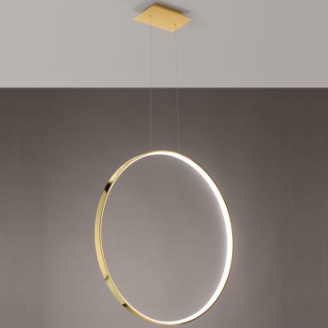 Thoro TH.248 - LED Chandelier on a string RIO LED/50W/230V CRI 90 3000K d. 78 cm gold