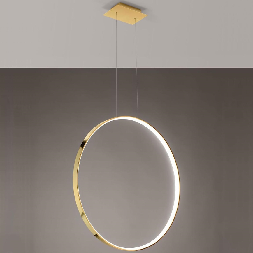 Thoro TH.248 - LED Chandelier on a string RIO LED/50W/230V CRI 90 3000K d. 78 cm gold