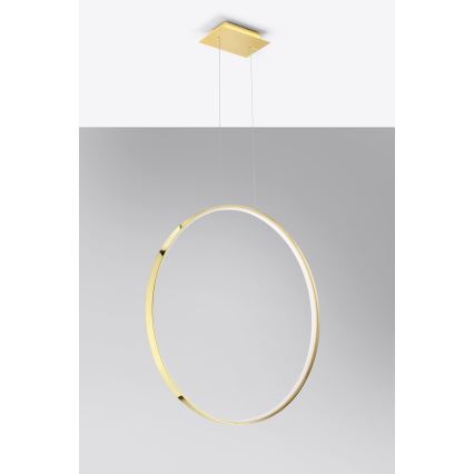 Thoro TH.248 - LED Chandelier on a string RIO LED/50W/230V CRI 90 3000K d. 78 cm gold