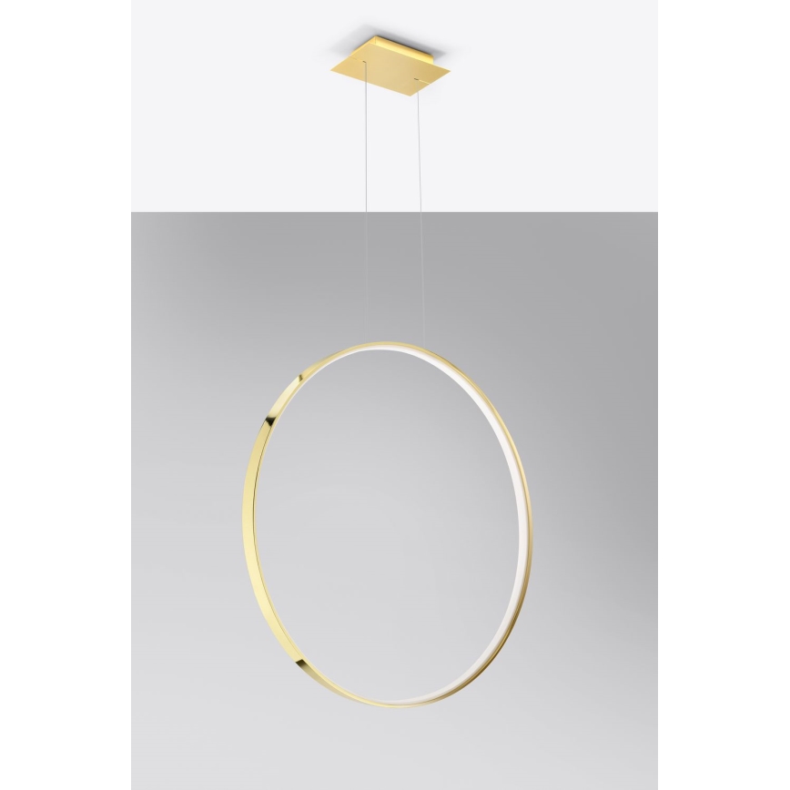 Thoro TH.248 - LED Chandelier on a string RIO LED/50W/230V CRI 90 3000K d. 78 cm gold