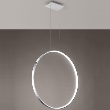 Thoro TH.249 - LED Chandelier on a string RIO LED/50W/230V CRI 90 4000K d. 78 cm shiny chrome