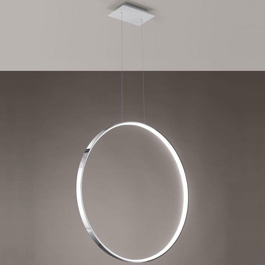 Thoro TH.249 - LED Chandelier on a string RIO LED/50W/230V CRI 90 4000K d. 78 cm shiny chrome