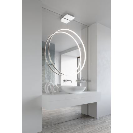 Thoro TH.249 - LED Chandelier on a string RIO LED/50W/230V CRI 90 4000K d. 78 cm shiny chrome