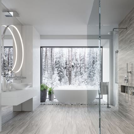 Thoro TH.249 - LED Chandelier on a string RIO LED/50W/230V CRI 90 4000K d. 78 cm shiny chrome