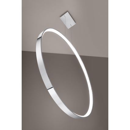 Thoro TH.249 - LED Chandelier on a string RIO LED/50W/230V CRI 90 4000K d. 78 cm shiny chrome