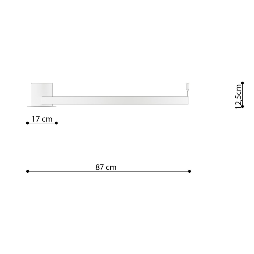 Thoro TH.252 - LED Ceiling light RIO LED/50W/230V CRI 90 3000K d. 78 cm gold