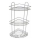 Three-tier shower wall shelf 31x58 cm shiny chrome