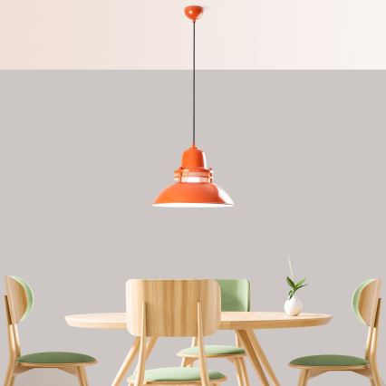 TIBET Cable Pendant Light 1xE27/40W/230V Orange