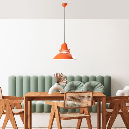 TIBET Cable Pendant Light 1xE27/40W/230V Orange