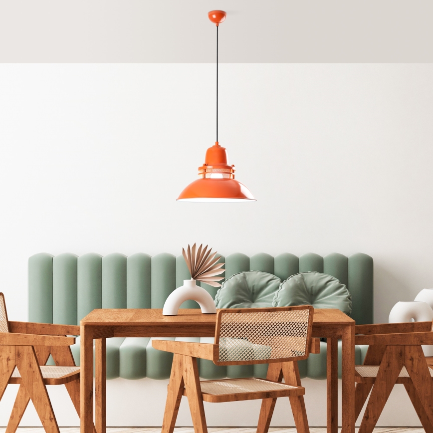TIBET Cable Pendant Light 1xE27/40W/230V Orange