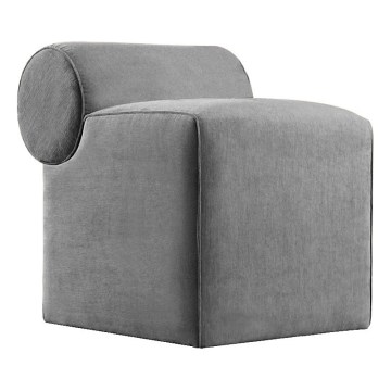TIKI Ottoman 47 x 45 cm Grey