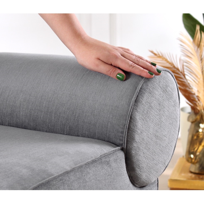 TIKI Ottoman 47 x 45 cm Grey