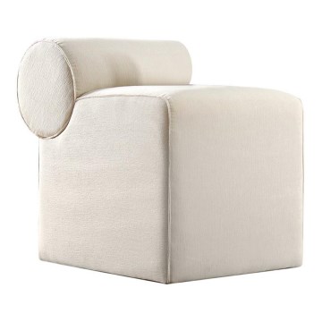 TIKI Ottoman 47x45 cm Cream