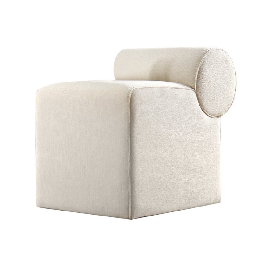 TIKI Ottoman 47x45 cm Cream