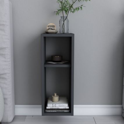 TILMO Nightstand, Anthracite