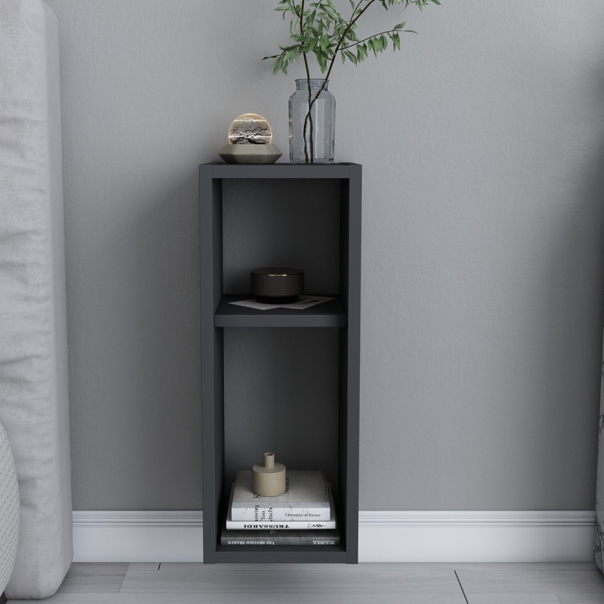 TILMO Nightstand, Anthracite