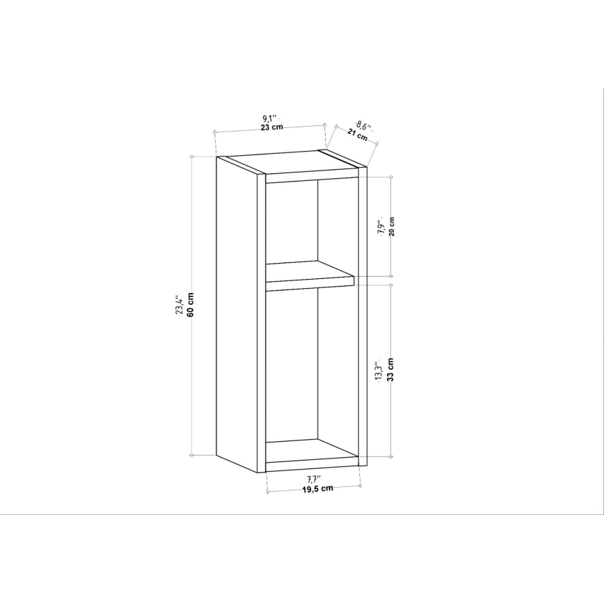 TILMO Oak Nightstand
