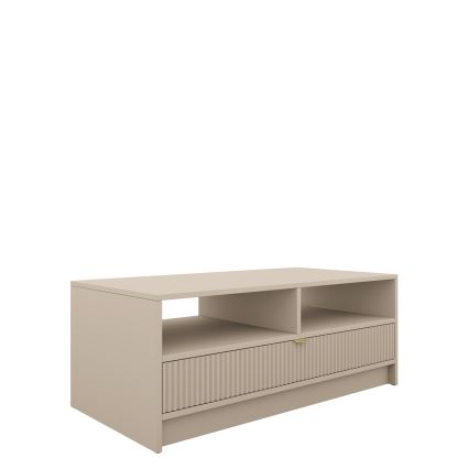 TIRENO 100 x 40 cm Coffee Table, Beige