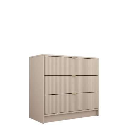 TIRENO 80x75 cm Chest of Drawers, Beige