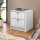 TIRENO bedside table, 35 x 40 cm, white