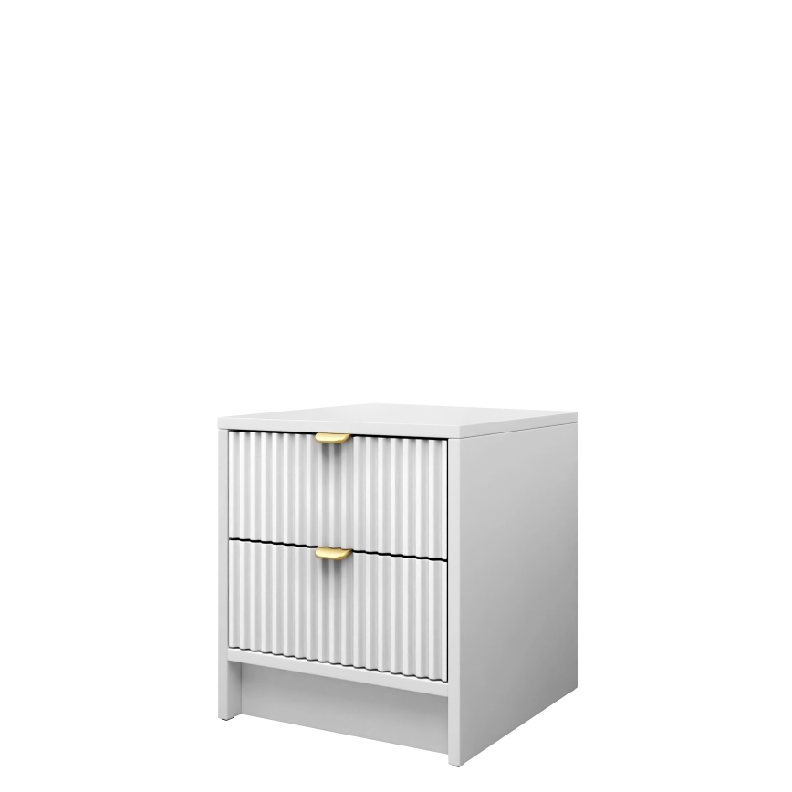 TIRENO bedside table, 40 x 35 cm, white