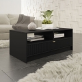 TIRENO coffee table, 100 x 40 cm, Black
