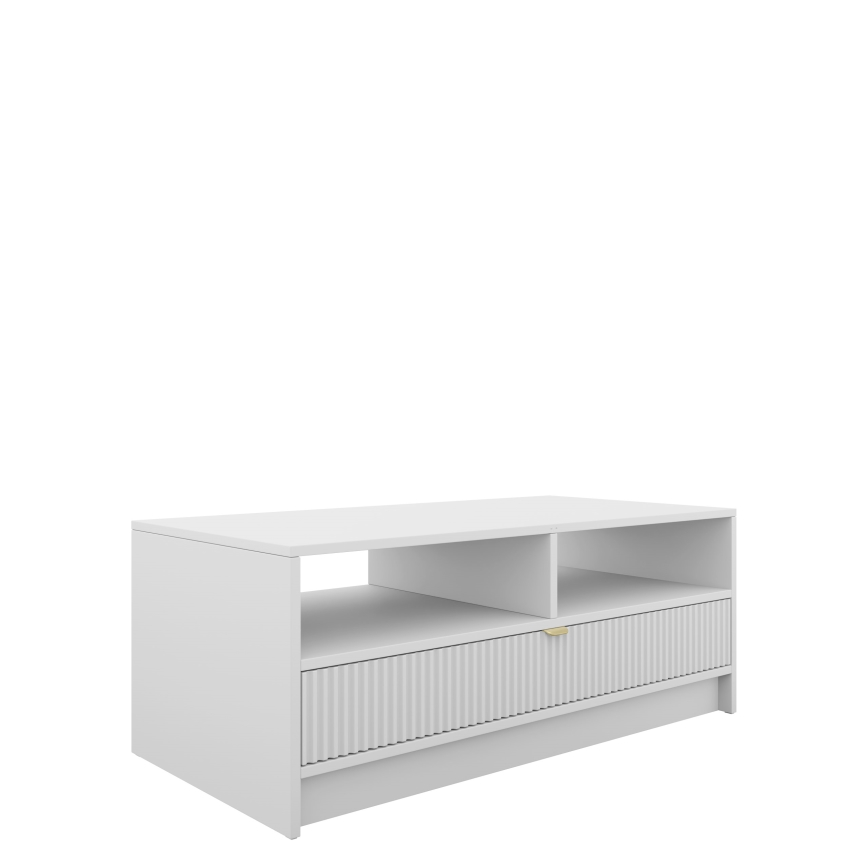 TIRENO Coffee Table 100 x 40 cm White