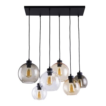TK Lighting 2164 - Chandelier on a string CUBUS 6xE27/60W/230V