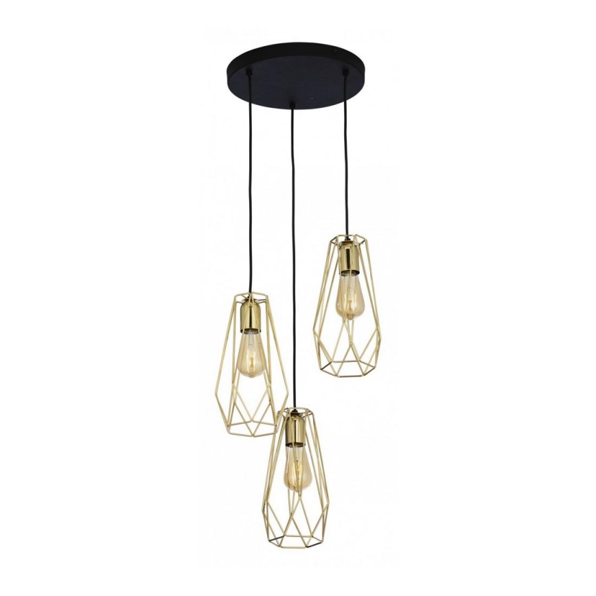 TK Lighting 2697 - Chandelier on a string LUGO 3xE27/60W/230V