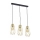 TK Lighting 2698 - Chandelier on a string LUGO 3xE27/60W/230V