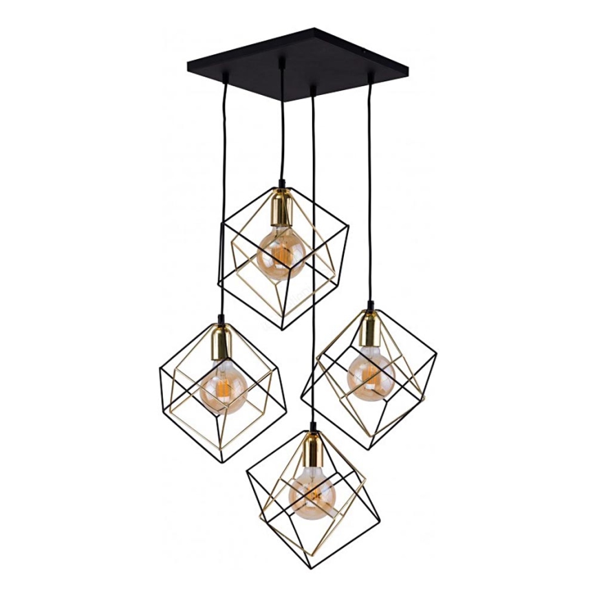 TK Lighting 2778 - Chandelier on a string ALAMBRE 4xE27/60W/230V
