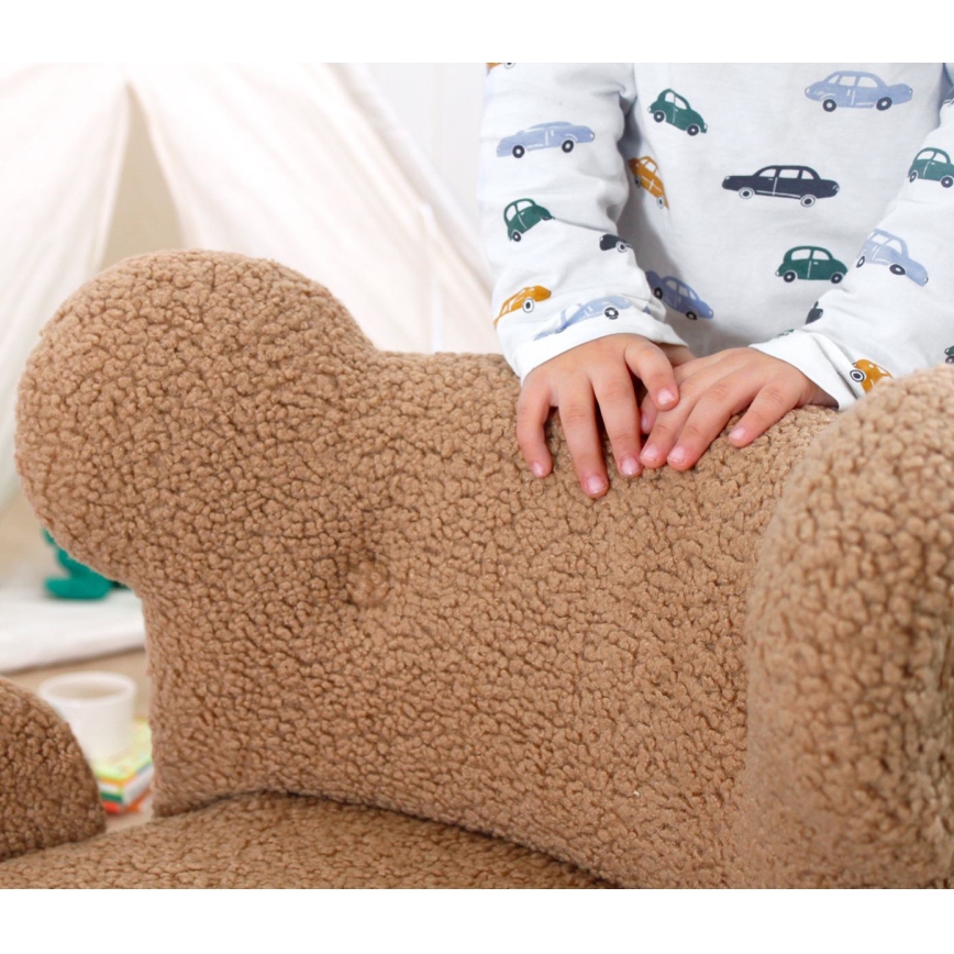 TOBI Children's Armchair, Brown