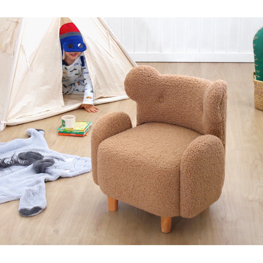 TOBI Children's Armchair, Brown