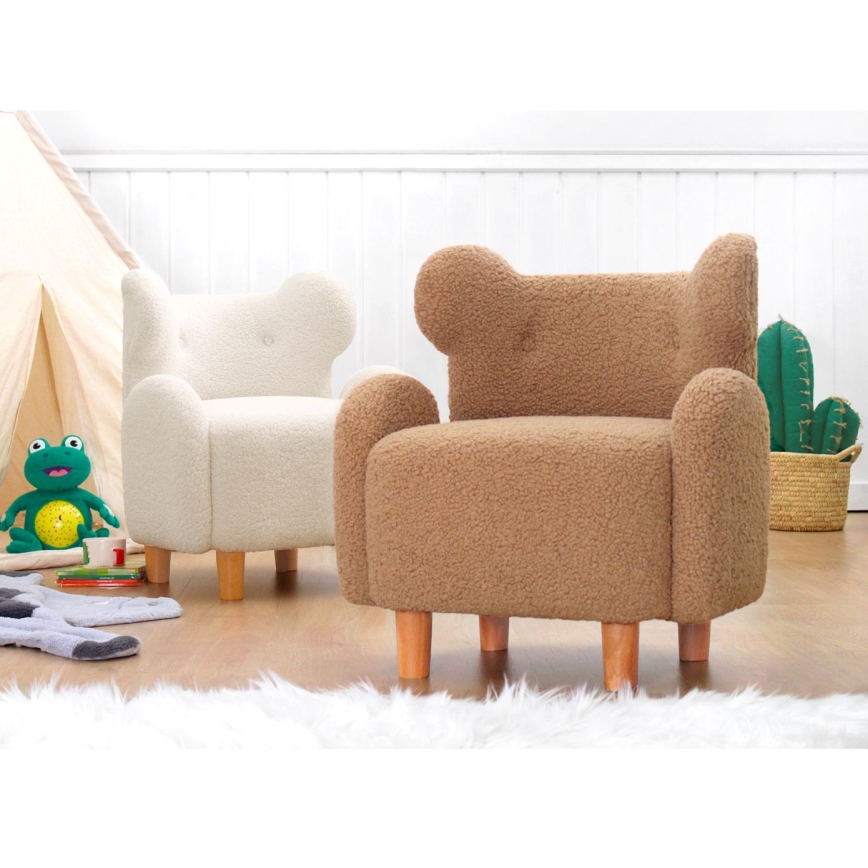 TOBI Children's Armchair, Brown