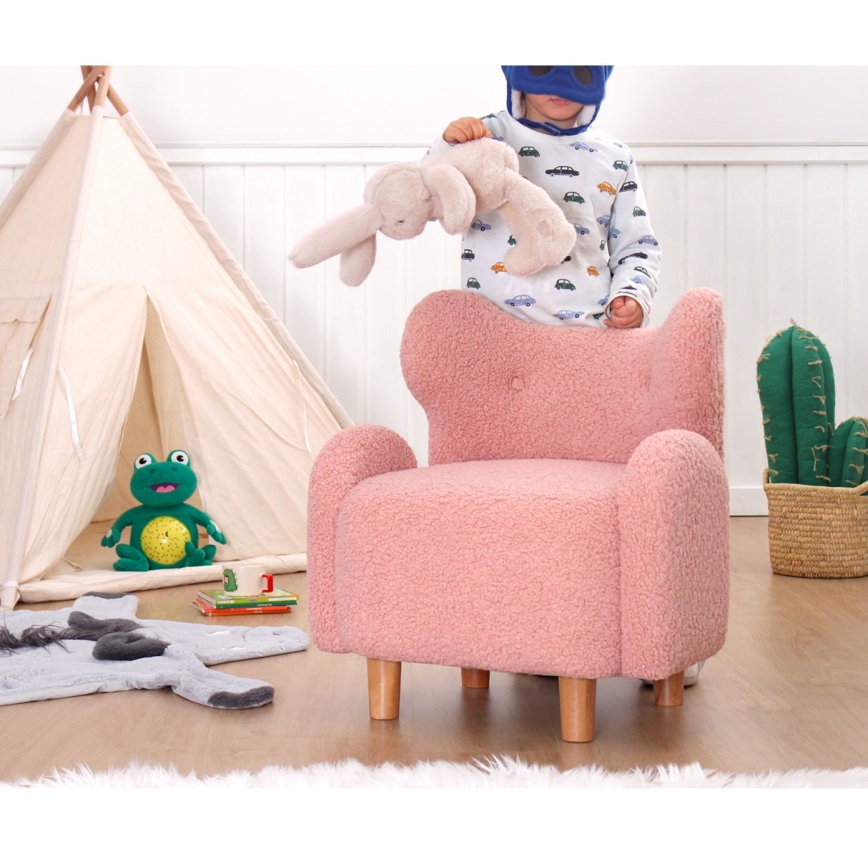 TOBI Kids' Armchair, Pink