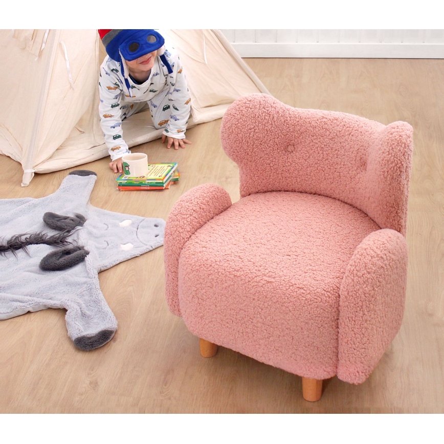 TOBI Kids' Armchair, Pink