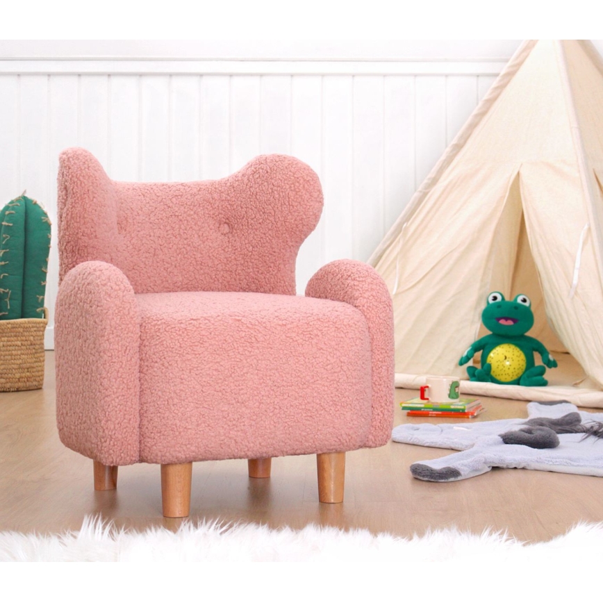 TOBI Kids' Armchair, Pink