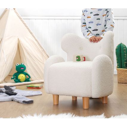 TOBI Kids' Armchair, White