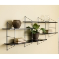 TOCO Wall Shelf 191 x 79 cm, Black