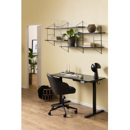 TOCO Wall Shelf 191 x 79 cm, Black
