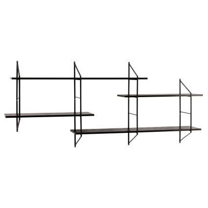 TOCO Wall Shelf 191 x 79 cm, Black