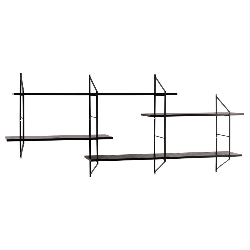 TOCO Wall Shelf 191 x 79 cm, Black