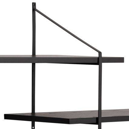 TOCO Wall Shelf 191 x 79 cm, Black