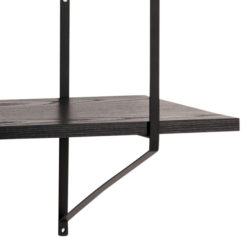TOCO Wall Shelf 191 x 79 cm, Black