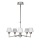 TOGO Pendant Light 5xG9/40W/230V Matte Chrome/White