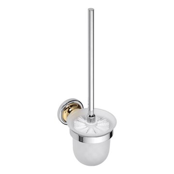 Toilet brush 11x37,5 cm silver/gold